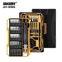 Jakemy JM-8186 magnetinių atsuktuvų rinkinys Torx CR-V antgaliai tikslaus atsuktuvo rinkinys, skirtas mobiliojo telefono planšetinio kompiuterio taisymo įrankiams balta