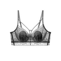 The New 3D Soft Support Underwear Sexy Lace Gathers The Breasts U -shaped Back Underwear XXL white