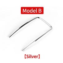 For Buick Lacrosse Car Sliding Shutters Cup Holder Roller Blind Cover Armrest Box Storage Box Strip Plating Trim Ring Model B Carbon Fiber red