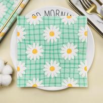 Vienkartinė vakarėlio servetėlė, dvisluoksnė 20 vnt 20Pcs žalia