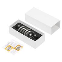 12 varpelių gitara Soundhole tamburinų grojimas gitara ir akompanimentas Ring Bell nerūdijantis plienas MB20 white