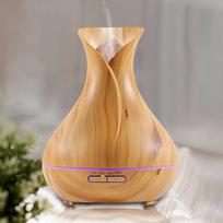 Eterinio aliejaus difuzorius Rūko generatorius 500ml Didelės talpos ultragarsinis oro drėkintuvas su LED apšvietimu namams Aromato difuzorius UK gray
