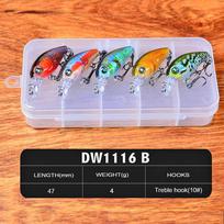 Lure Bait Box Rock Bait 10 Poppa jaukų rinkinių dėžutės TB1116B