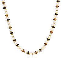 Opk Bohemian Style Beaded Retro Necklace for Women įvairiaspalvis