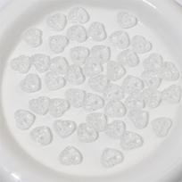 10 vnt 16 mm krištolinio stiklo širdies lanko karoliukai, žavesys auskarams, karoliai, apyrankės, „pasidaryk pats“ papuošalų kūrimo priedai 16x14mm 10pcs/bag