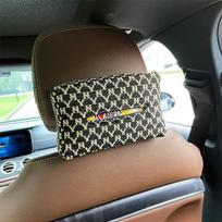 Car Tissue Box Car arMrest Box Drawer Box Car Interior Decoration High-class Feeling Thousand Birds Grid 01