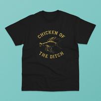 Crawfish Chicken Ditch Retro Cajun Food Unisex T-shirt S