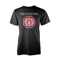 Dream Theater Red Logo Juodi Unisex marškinėliai S black