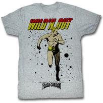 Flash Gordon Wildn Slim Fit Gray Unisex T-shirt S