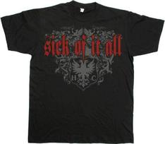 Sick Of It All Insignia De Honor Camisa Unisex marškinėliai XXXL black