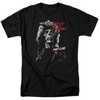 They Live They Want Movie Tee George Frank Black Unisex T-Shirt S