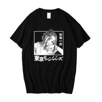 Tokyo Revengers Anime T Shirt Unisex Casual Harajuku Tee Summer Unisex Clothes 90s Hip Hop Streetwear Tops graphic t shirts L