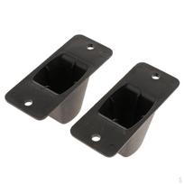 Paminkštintos pėdų pagalvėlės su varžtais - 1 black