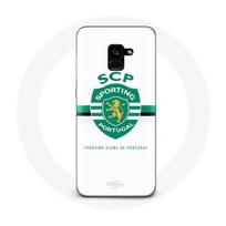 Coque Samsung Galaxy A5 2018 scp sporting portugal fond blanc balta