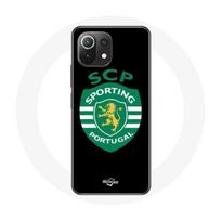 Coque Xiaomi Mi 11 Lite scp sporting portugal fond noir juoda