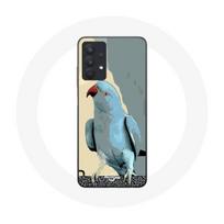 Coque pour Samsung Galaxy A32 5G Perruches perroquets Bleu mėlyna