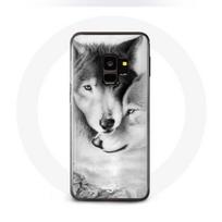 Coque Samsung Galaxy S9 Loup Duo animaux