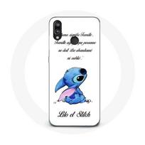 Huawei P20 Lite Case - Lilo and Stitch - White - Soft - Protective - Unisex balta