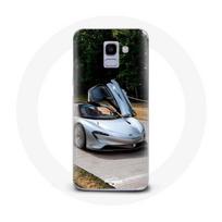 Case - McLaren - Samsung Galaxy A8 2018 - Formula 1 - Grey - Hard Protection pilka