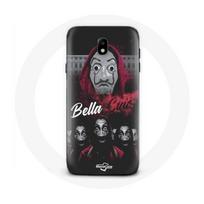 Coque pour Samsung Galaxy j7 2017 Edge La casa de papel bella ciao logo