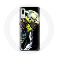 Coque pour Samsung Galaxy A20 Valentino Rossi pilote de vitesse moto