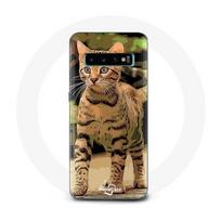 Coque pour Samsung Galaxy S10 Bengal Race de chats dessin Animé