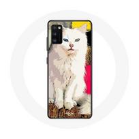 Coque pour Samsung Galaxy S20 plus Turc de Van Chat Blanc aux yeux bleu et jaune
