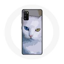 Coque pour Samsung Galaxy S20 plus Turc de van Chat oeil bleu et oeil jaune