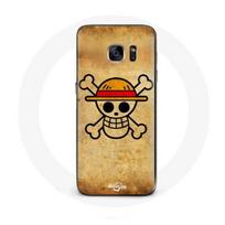 Coque pour Samsung Galaxy S6 edge Manga One Piece Tete de Mort