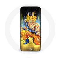 Coque pour Samsung Galaxy S6 edge Son goku dragon ball corps enervé