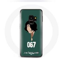 Coque pour Samsung S9 plus Squid Game Kang Sae Byeok Visage