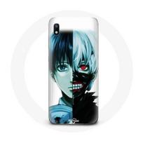 Coque pour Samsung Galaxy A10 Tokyo Ghoul Visage Moitié