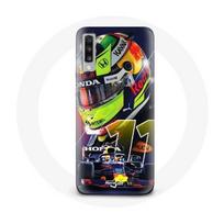Coque pour Samsung Galaxy A50 Formule 1 Sergio Pérez Pilote automobile F1
