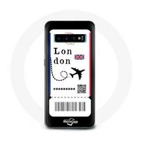 Coque pour Samsung Galaxy S10 Edge Billet d'avion London