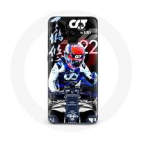 Coque pour Samsung Galaxy A8 Plus Formule 1 Yuki Tsunoda pilote automobile japonais de F1