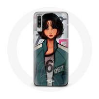 Coque pour Samsung Galaxy A70 Squid Game Kang Sae Byeok série