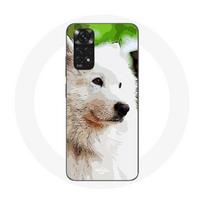 Coque pour Xiaomi Redmi Note 11S Chien Samoyède Blanc