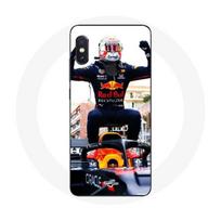 Coque pour Xiaomi Redmi Note 5 AI Dual Camera Formule 1 Max Verstappen Pilote automobile F1 noir rou juoda