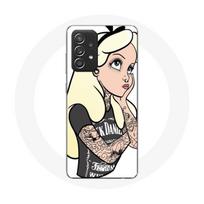 Coque pour Samsung Galaxy A52 Alice princesse tatouée