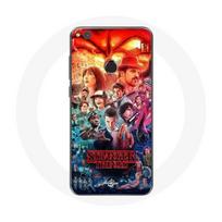 Coque pour Huawei P8 Lite 2017 Stranger Things Teaser Saison 4 Affiche Personnages Art