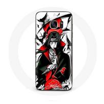 Coque pour Samsung Galaxy S6 Edge Itachi Uchiwa Naruto Anime Teaser