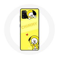 Coque pour Oppo A16 BTS Bangtan Garçons BT21 Chimmy Jimin Fond Jaune