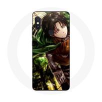 Coque pour Xiaomi Redmi Note 5 Pro Attaque des Titans Levi Ackerman juoda