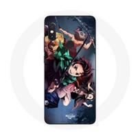 Coque pour Xiaomi Redmi Note 5 AI Dual Camera Tanjiro Nezuko et Inosuke Slayer Kimetsu no Yaiba Manga