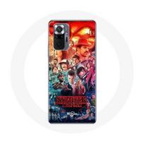 Coque pour Xiaomi Redmi Note 10 Pro Stranger Things Teaser Saison 4 Affiche Personnages Art juoda