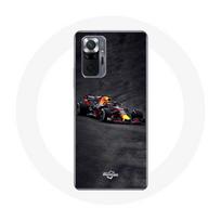 Coque pour Xiaomi Redmi Note 10 Pro Formule 1 Max Verstappen F1 noir rouge et jaune