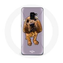 Coque pour Samsung Galaxy A8 Plus Beagle Race de chiens dessin Animé