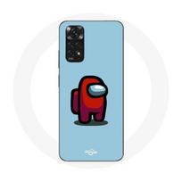 Coque pour Xiaomi Redmi Note 11S Among Us jeu vidéo Fond bleu mėlyna