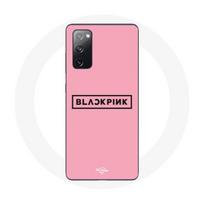 Coque pour Samsung Galaxy S20 FE Blackpink Groupe de K-pop Logo Fond Rose