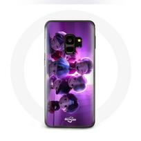 Dėklas Samsung Galaxy S9 Plus BTS TinyTAN Animacija Plakatas RM Jin Suga J-Hope Jimin V Ir Jungkook Mic Drop
